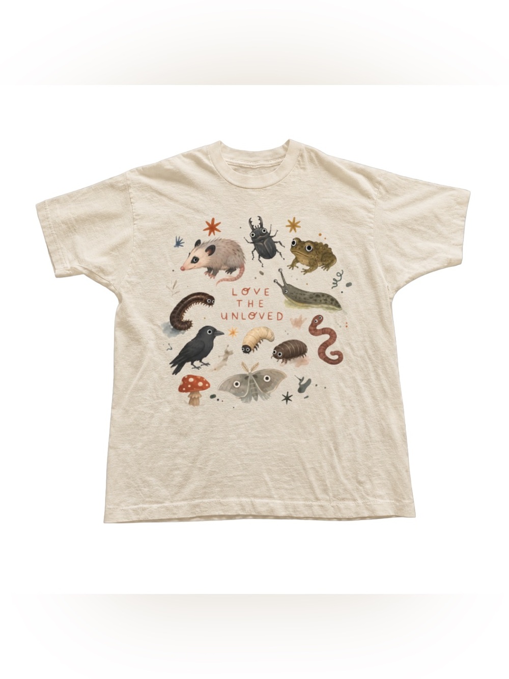 Off White "Love The Unloved" Nature Graphic Tee